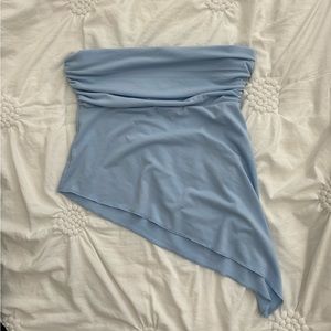 Y2K Asymmetrical Mesh Tube Top